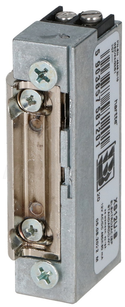 XS12U-B - Elektrozaczep z wzmocnioną sprężyną