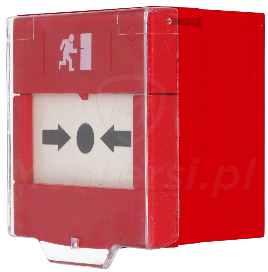 PW-RED - Awaryjny przycisk wyjścia z plastikową klapą