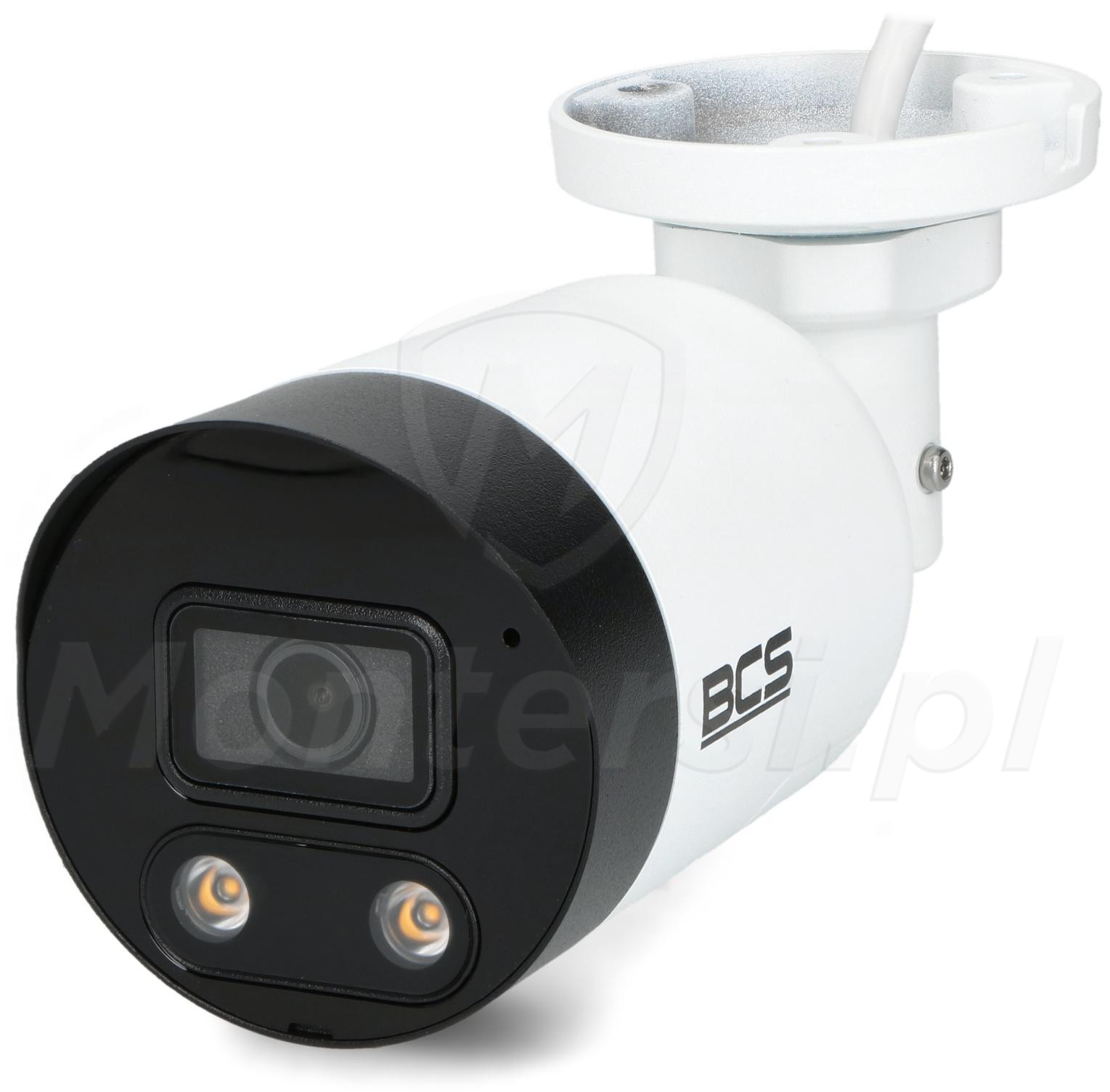 BCS-P-TIP26FSR4L4-Ai2 - Tubowa kamera IP, 6 Mpx, IR+LED, Mikrofon + Głośnik