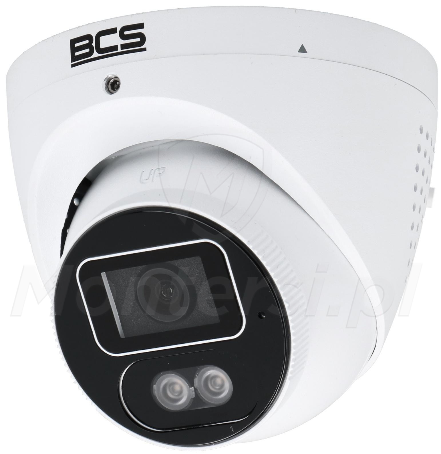 BCS-P-EIP26FSR3L3-Ai2 - Kopułkowa kamera IP, 6 Mpx, IR+LED, Mikrofon + Głośnik