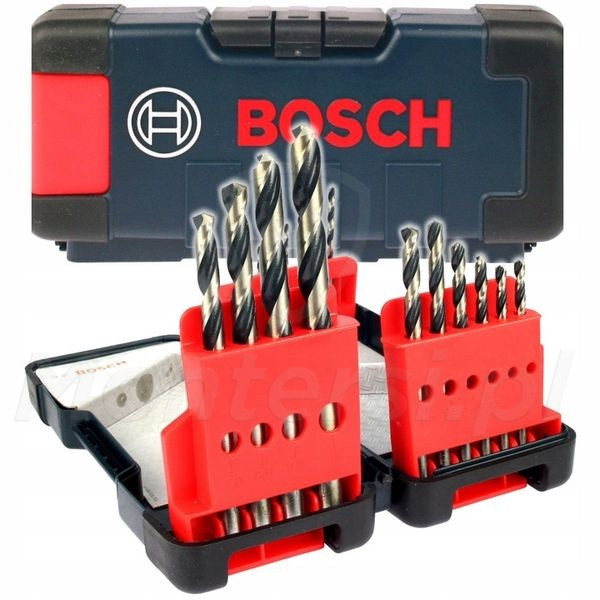 BOSH - Zestaw wierteł do metalu PointTeQ HSS - 18szt