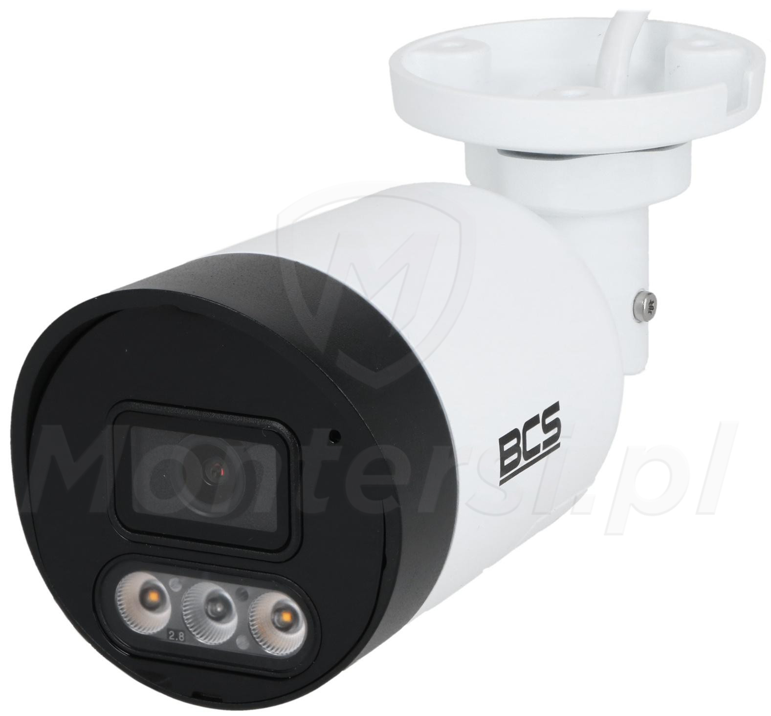 BCS-P-TIP14FSR3L3-Ai1 - Tubowa kamera IP, 4 Mpx, IR+LED, Mikrofon + Głośnik