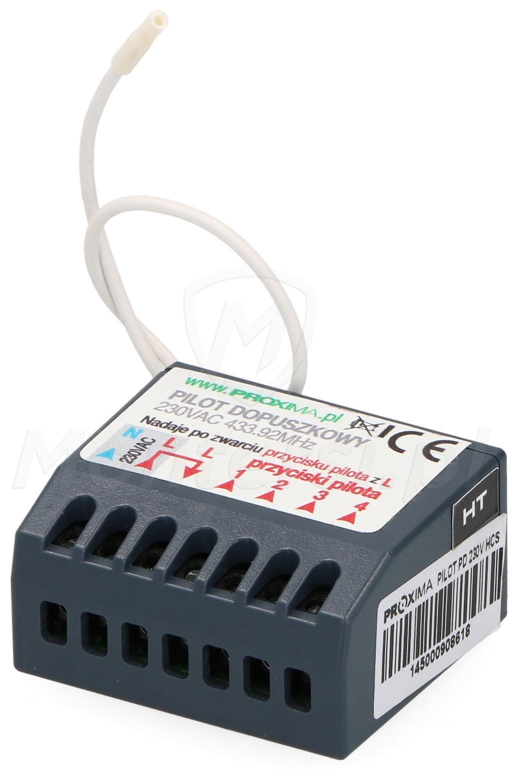 PD230 - 4-kanałowy pilot przekaźnikowy - Nice Flor 120