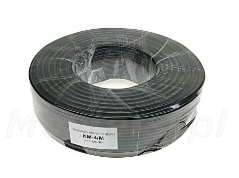 KM-4/M - Kabel mikrofonowy, mono, ekranowany