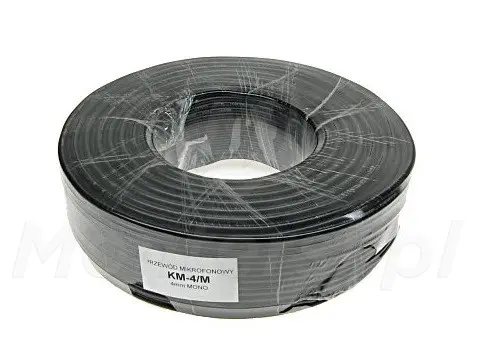 KM-4/M - Kabel mikrofonowy, mono, ekranowany