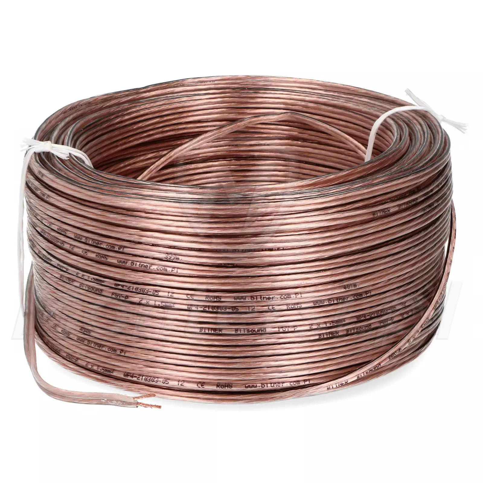 Miedziany przewód głosnikowy BiTsound PGY-p 2 x 1.5 mm2 (100 m)
