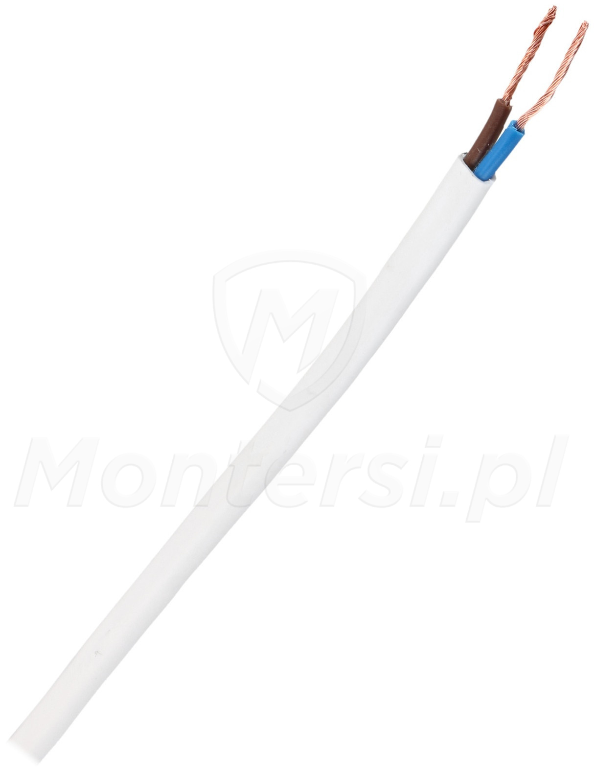 OMYp 2x0.5mm² - Wewnętrzny kabel zasilający, płaski