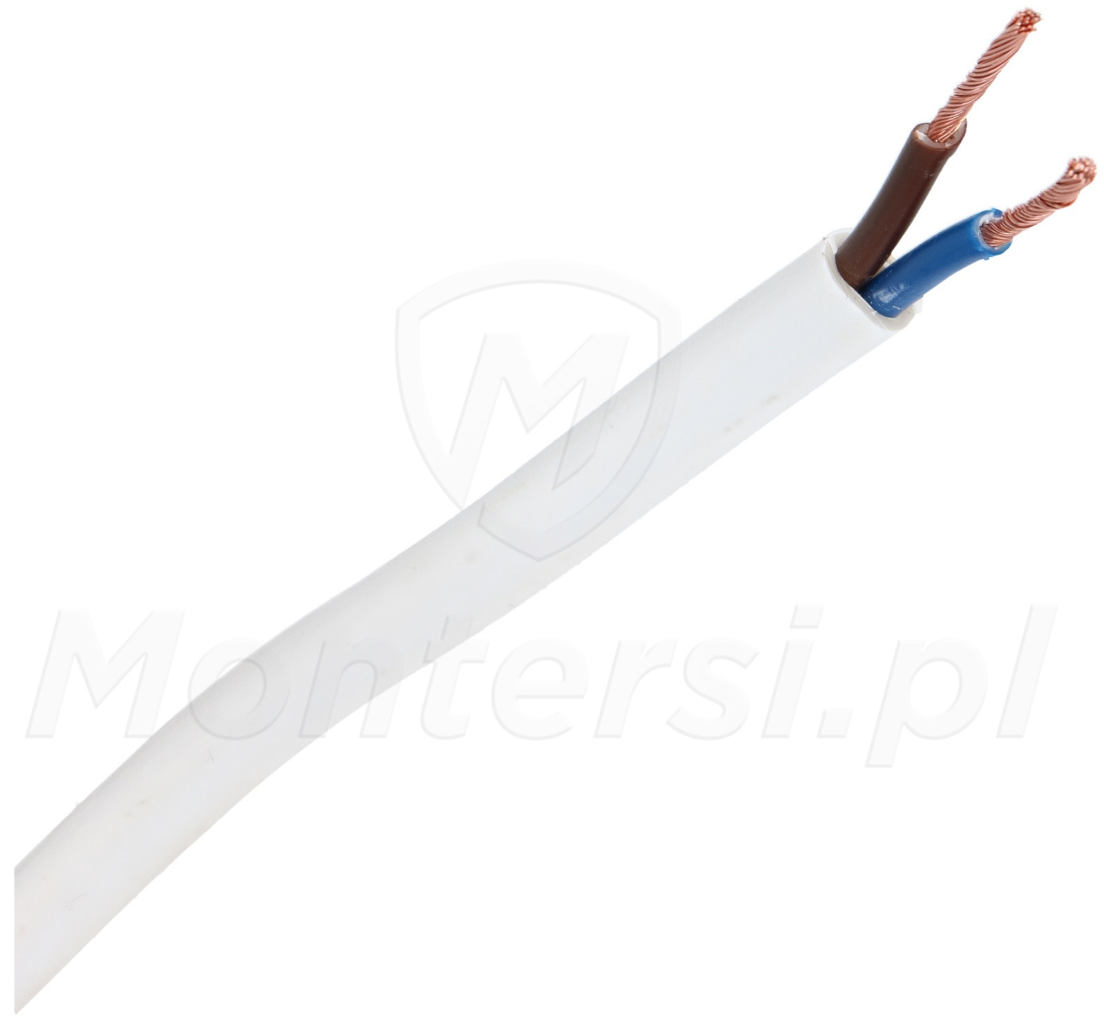 OMYp 2x1mm² - Wewnętrzny kabel zasilający, płaski