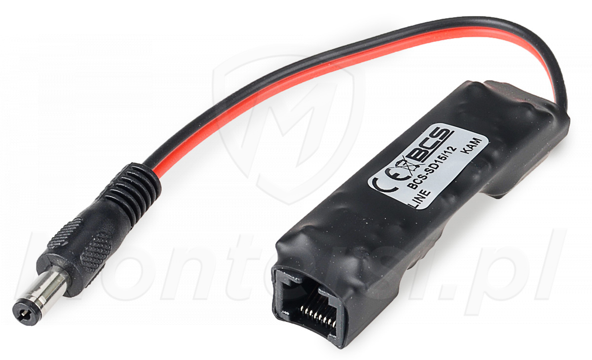 BCS-SD15/12 - Moduł przetwornicy 12V zasilanej z linii PoE BCS-SD15/12 - Moduł przetwornicy 12V zasilanej z linii PoE