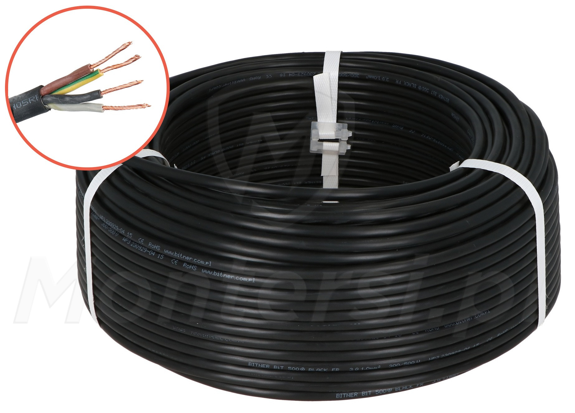 OWY 4x1.5 -  Zewnętrzny kabel zasilający (100 m)
