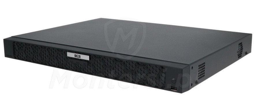 BCS-P-NVR1604-A-4K(5) - przód rejestratora