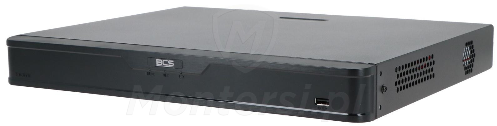 BCS-P-NVR1602-A-4KE-16P(3) - 16-kanałowy rejestrator IP, 12 Mpx, 160 Mb/s