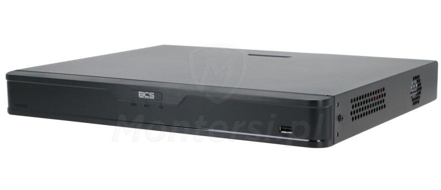 BCS-P-NVR1602-A-4KE-16P(3) - przód rejestratora