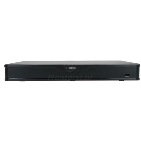 BCS-P-NVR1602-A-4KE-16P(3) - przód rejestratora