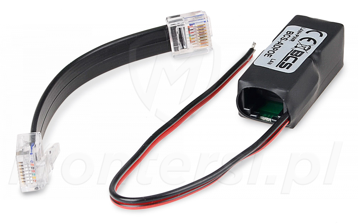 BCS-ADPOE - Adapter do zasilania urządzeń IP PoE