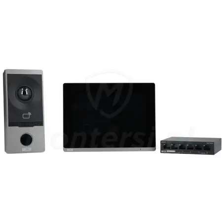 BCS-P-VIS01 - panel bramowy + monitor + switch