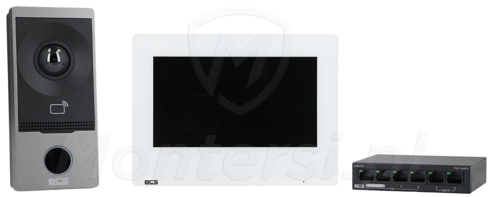 BCS-P-VIS02 - zestaw wideodomofonowy IP