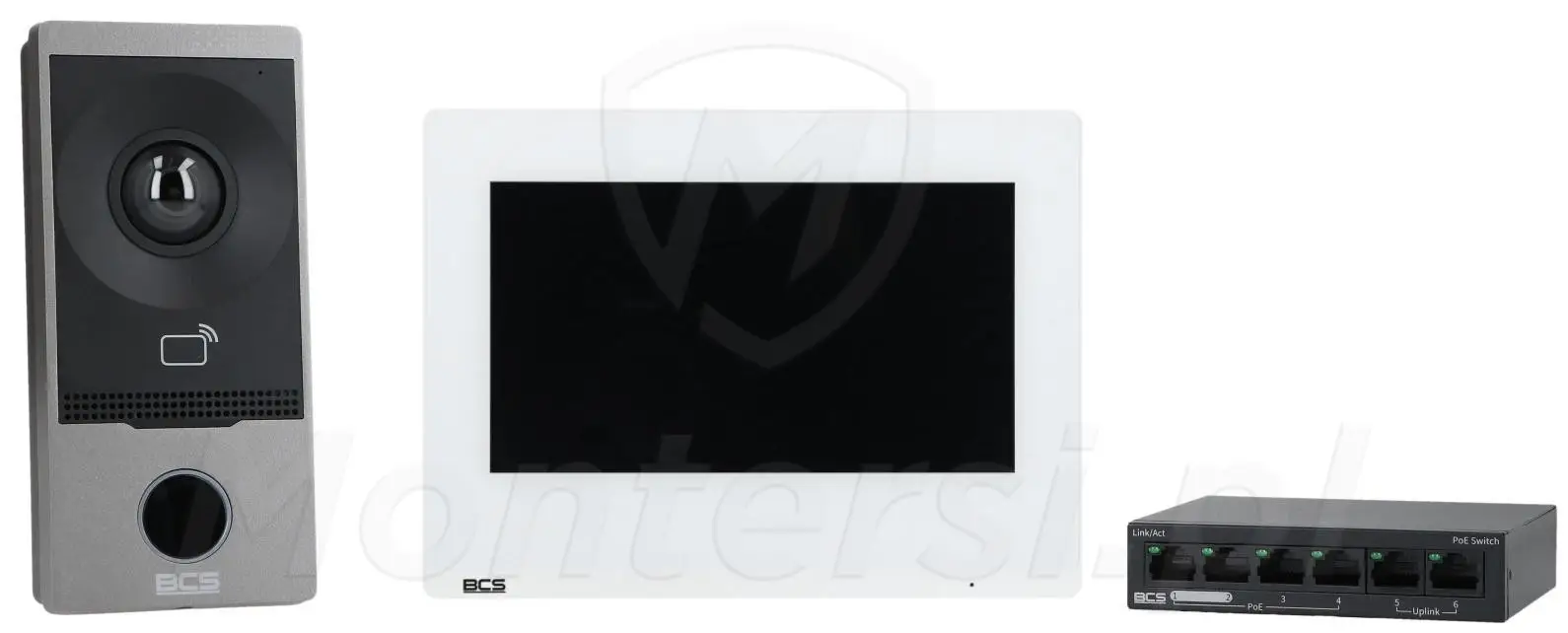 BCS-P-VIS02 - zestaw wideodomofonowy IP