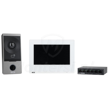 BCS-P-VIS02 - panel bramowy + monitor + switch