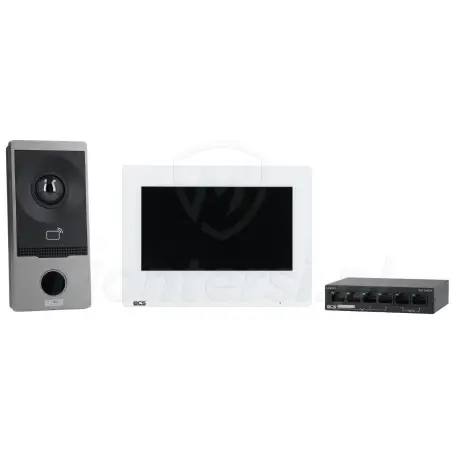 BCS-P-VIS02 - panel bramowy + monitor + switch