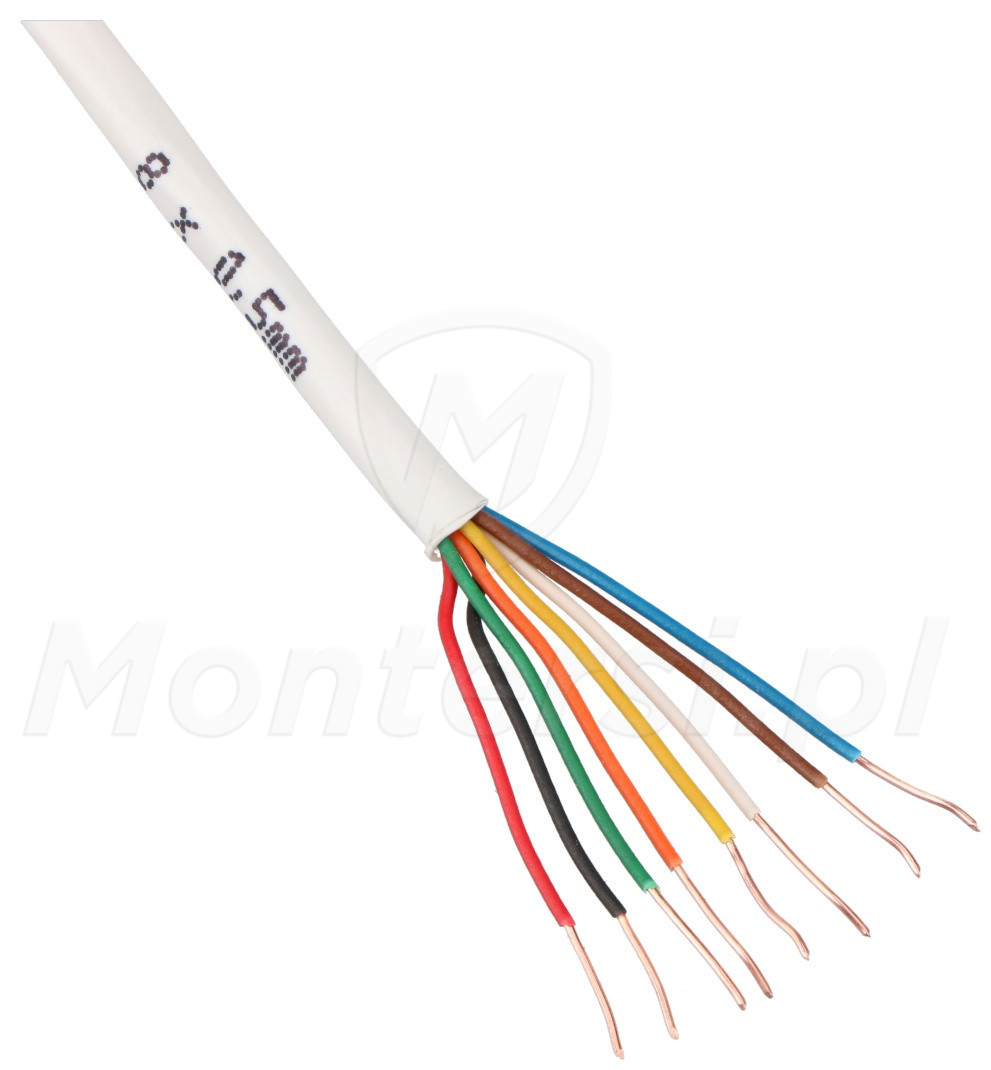 YTDY 8x0.5mm - Przewód instalacyjny