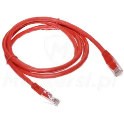 patchcord-u-utp-kat5e-dlugosc-1m-czerwony