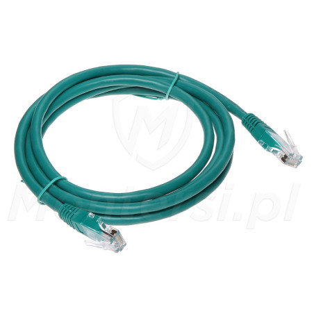 patchcord-u-utp-kat5e-dlugosc-2m-zielony