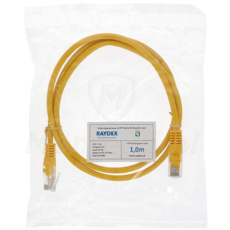 patchcord-u-utp-kat5e-dlugosc-1m-zolty