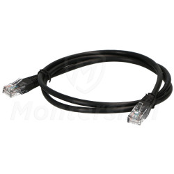 patchcord-u-utp-kat5e-dlugosc-1m-czarny