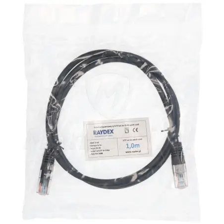 patchcord-u-utp-kat5e-dlugosc-1m-czarny