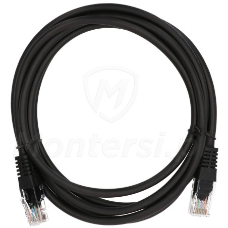 patchcord-u-utp-kat5e-dlugosc-3m-czarny