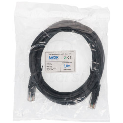 patchcord-u-utp-kat5e-dlugosc-3m-czarny