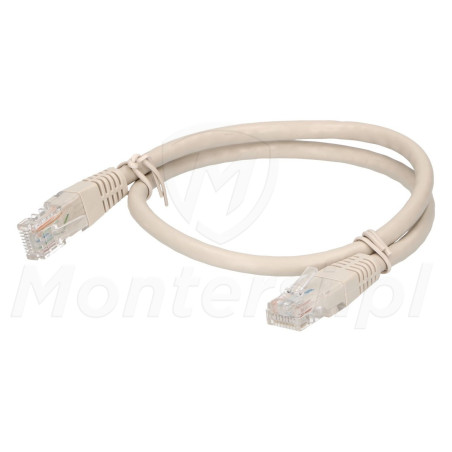 patchcord-u-utp-kat6-dlugosc-05m-szary