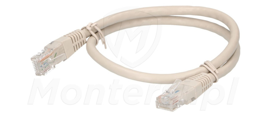 patchcord-u-utp-kat6-dlugosc-05m-szary