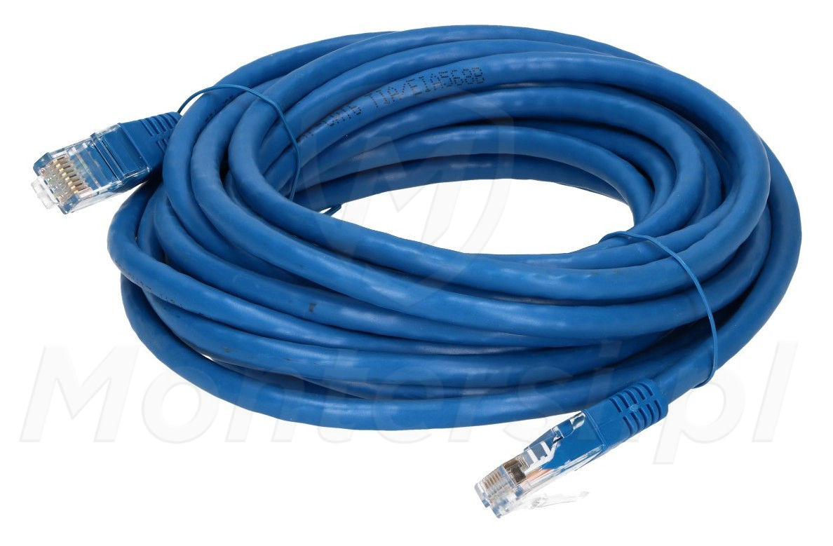 Patchcord U/UTP kat.6, długość 5m - niebieski