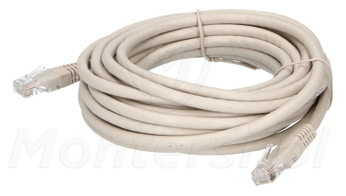 Patchcord U/UTP kat.6, długość 5m - szary