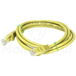 patchcord-u-utp-kat6-dlugosc-1m-zolty