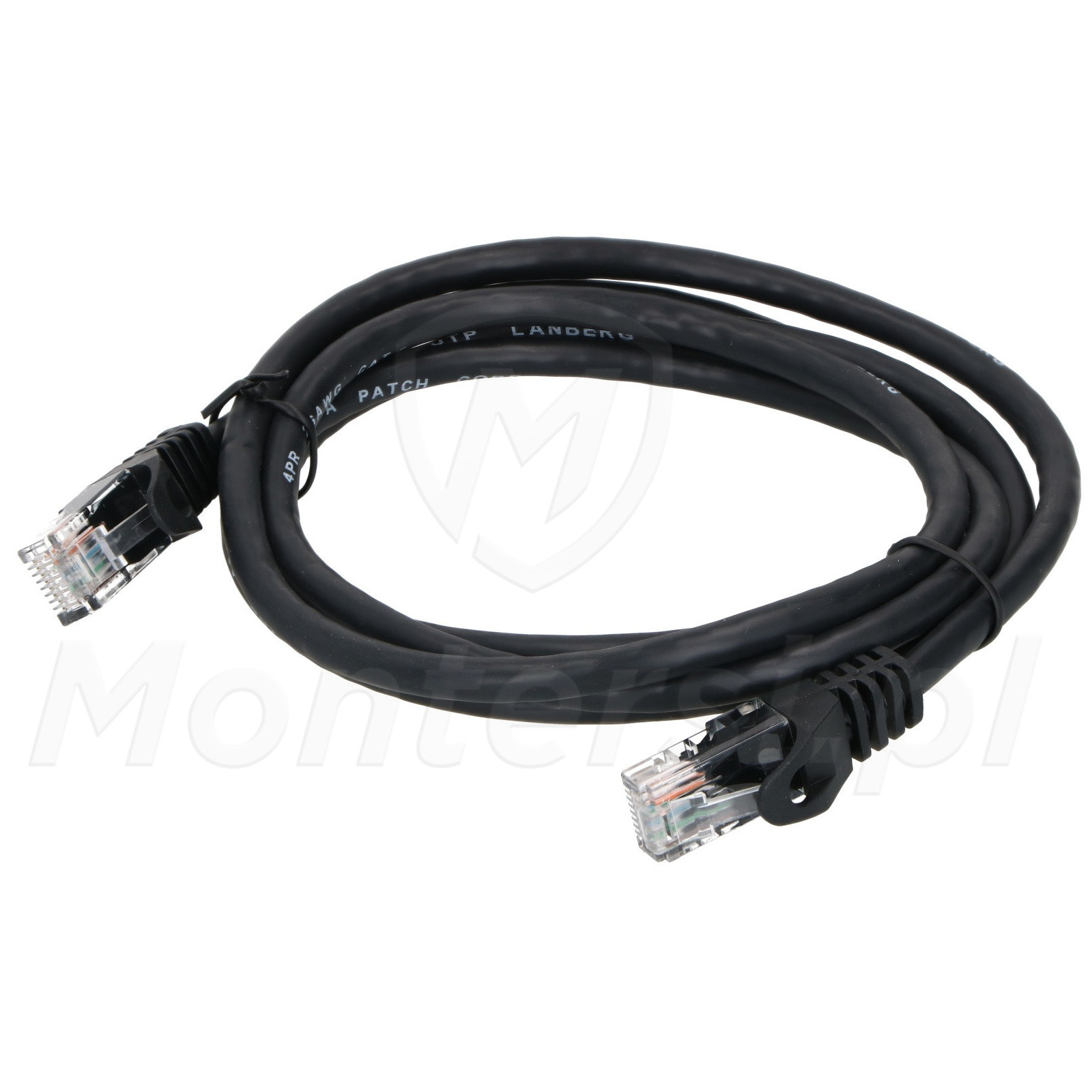 patchcord-u-utp-kat6-dlugosc-1m-czarny