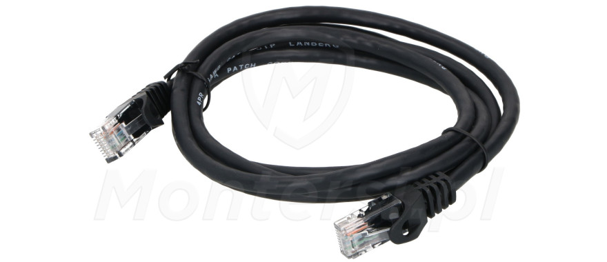 patchcord-u-utp-kat6-dlugosc-1m-czarny