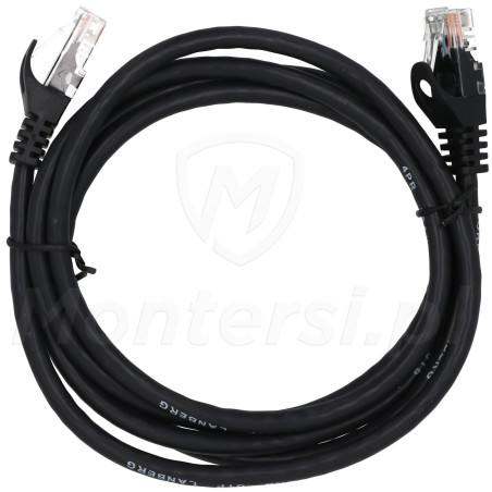 patchcord-u-utp-kat6-dlugosc-1m-czarny