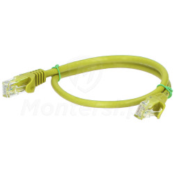 patchcord-u-utp-kat6-dlugosc-05m-zolty