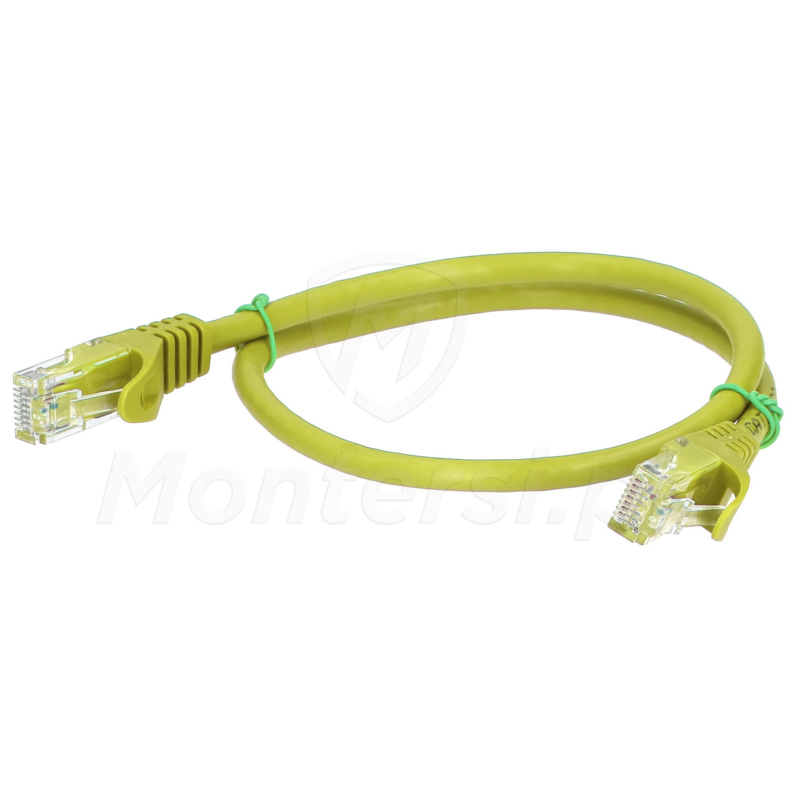patchcord-u-utp-kat6-dlugosc-05m-zolty
