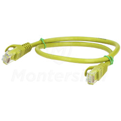 patchcord-u-utp-kat6-dlugosc-05m-zolty