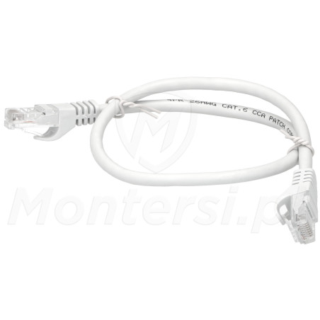 patchcord-u-utp-kat6-dlugosc-05m-bialy