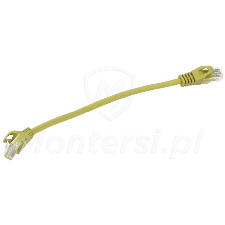 patchcord-u-utp-kat6-dlugosc-025m-zolty