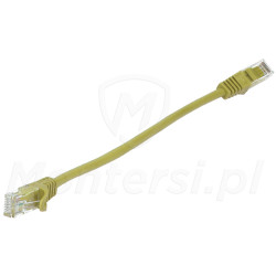 patchcord-u-utp-kat6-dlugosc-025m-zolty