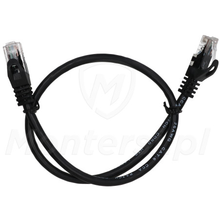 patchcord-u-utp-kat6-dlugosc-05m-czarny
