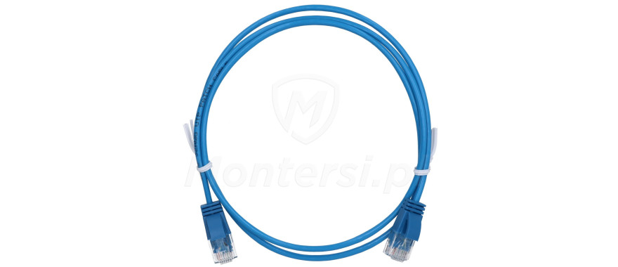 patchcord-u-utp-kat6-dlugosc-1m-niebieski-slim