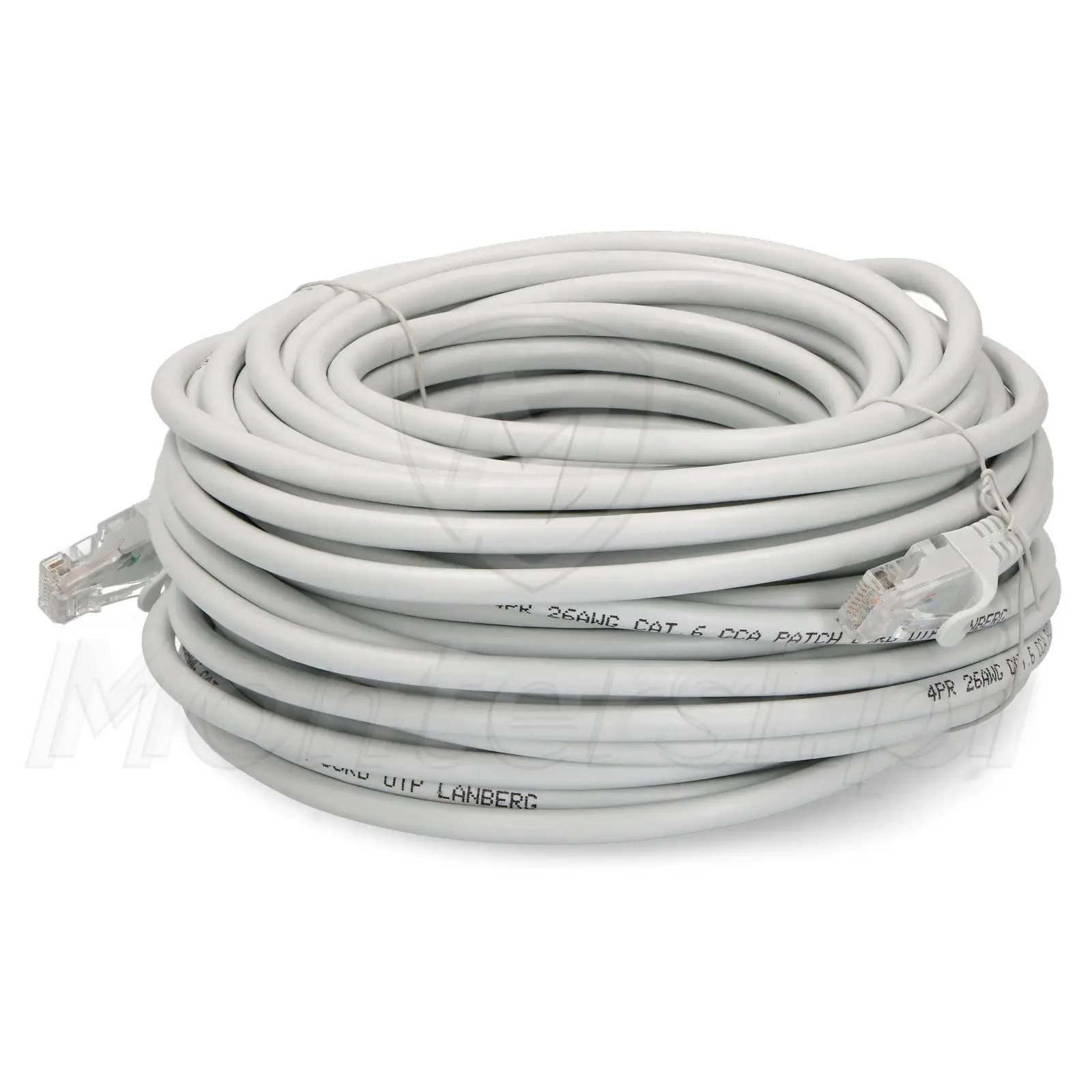 Patchcord U/UTP kat.6, długość 20m - szary