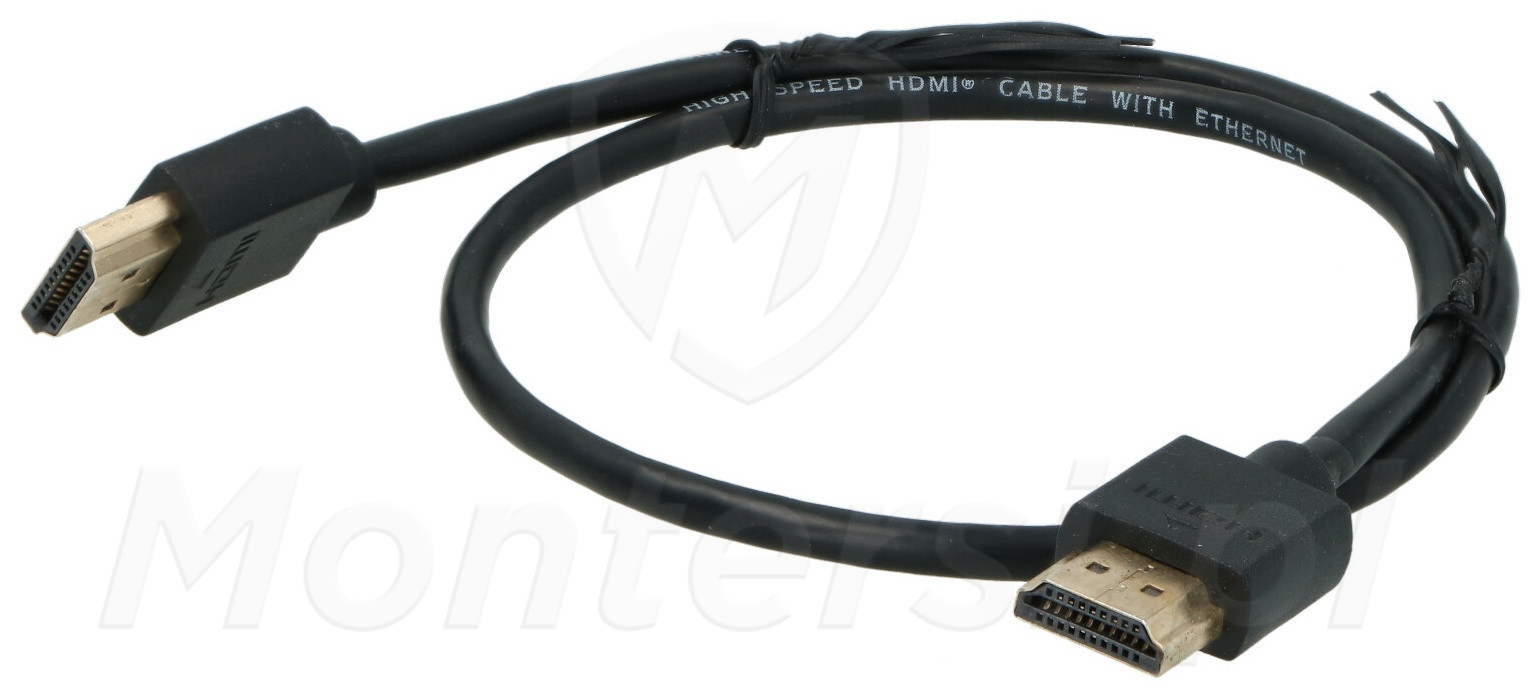 Patchcord HDMI slim v1.4, dł. 1 m
